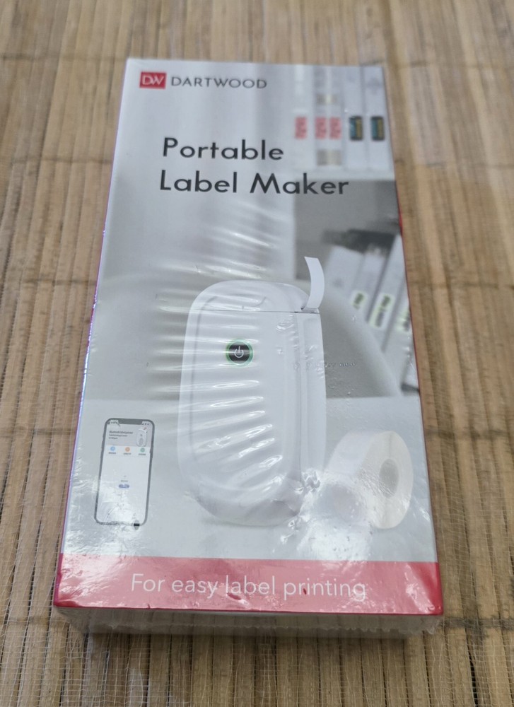 Dartwood Label Maker - Mini USB Portable Label Printer Machine