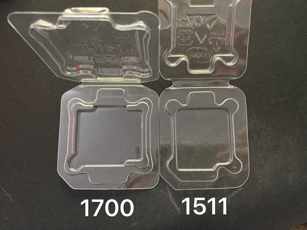 5Pcs For Intel LGA 1700 Clam Shell TRAY CPU PROTECTIVE CASE Plastic Box