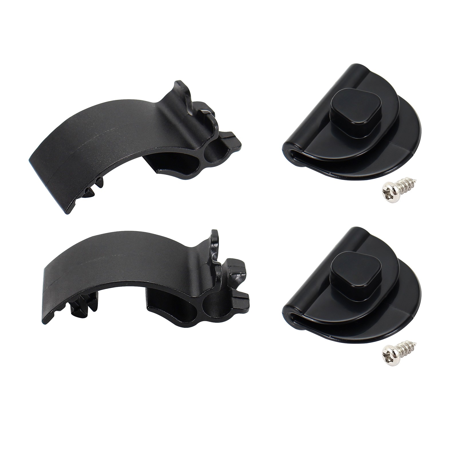 Left Side Battery Cover Clips For Harley Sportster XL883 XL1200 2004-2013 Black