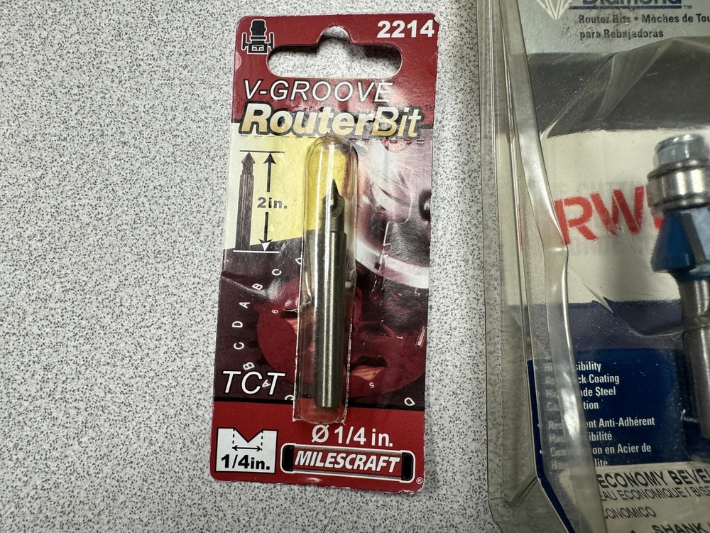 Lot of 5 Router Bits -