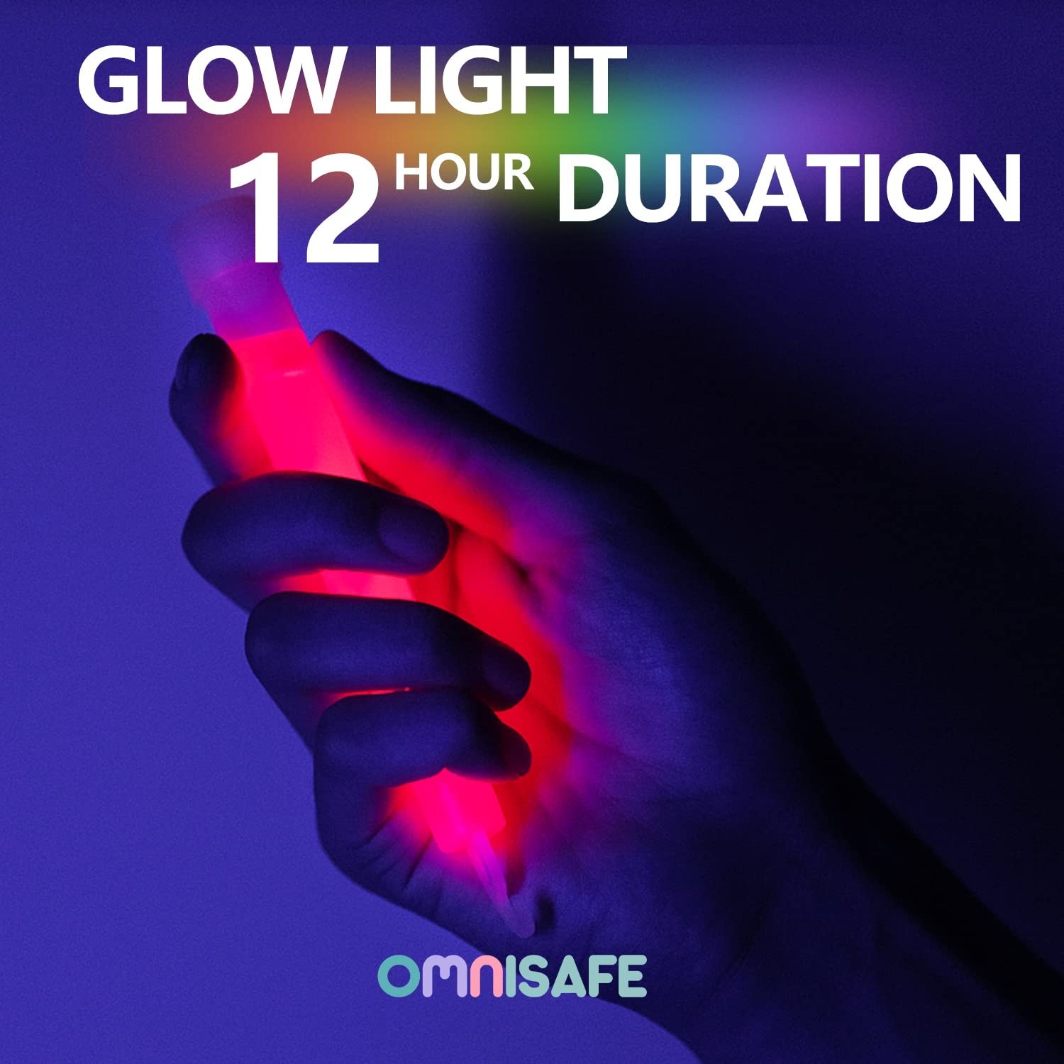 48 Pack 6 Inch Ultra Bright Large Glow Sticks 10 Hr+ Long Lasting Light Sticks