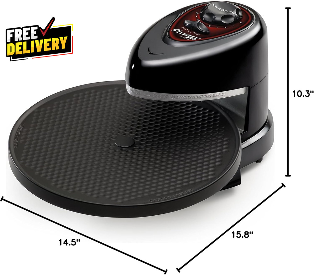 03430 Pizzazz plus Rotating Oven, Black