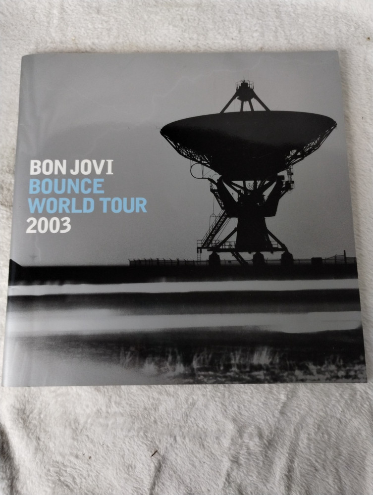 Bon Jovi Bounce World Tour 2003 Program Tour Book Jon Bon Jovi Richie Sambora