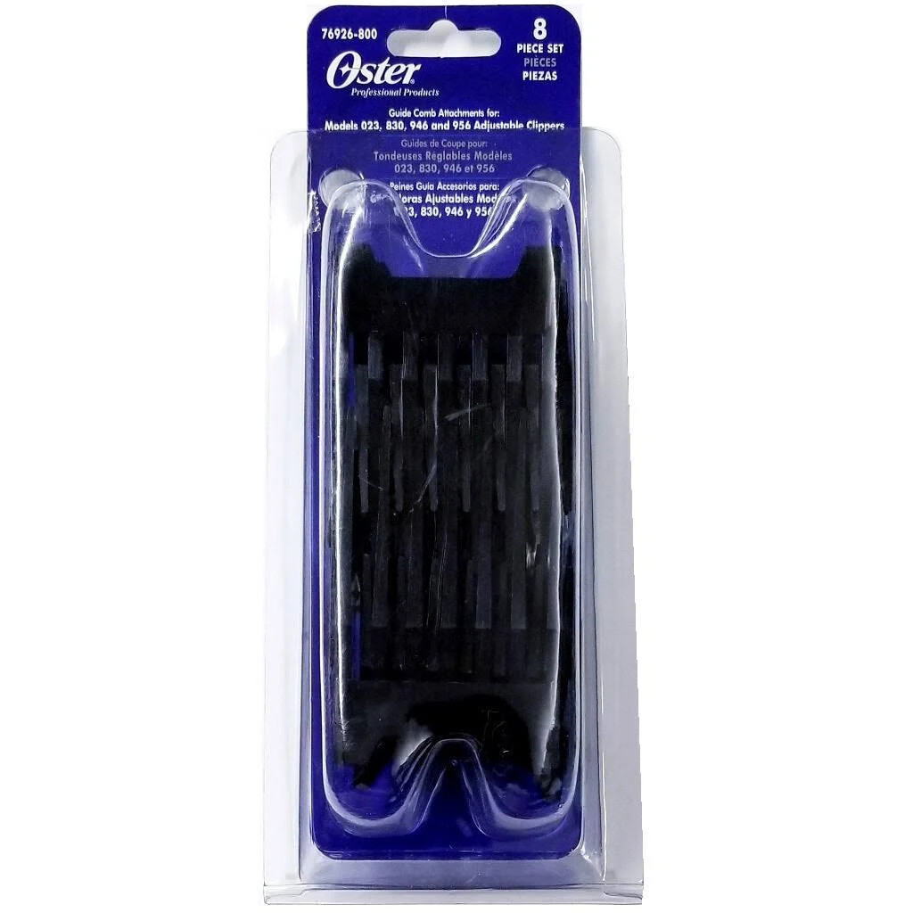 Oster 8 Piece Guide Comb Guard Attachment Set for Fast Feed Clippers