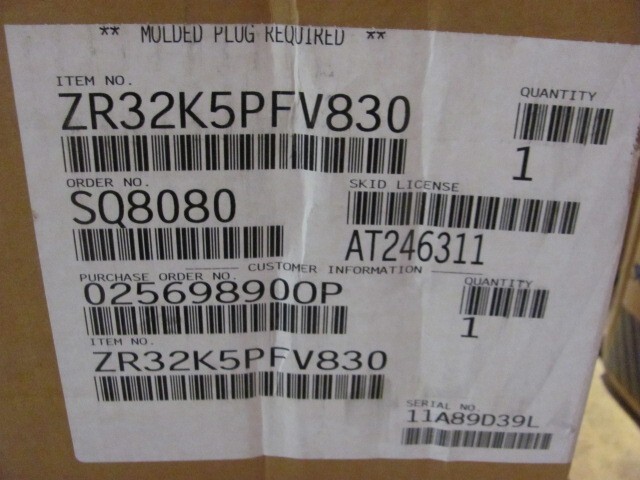 Copeland Scroll AC Compressor # ZR32K5PFV830
