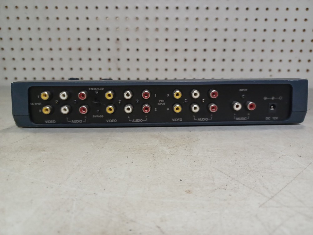 Vanguard AV Edit Dubbing Machine VA-203 Mixer Video Editing Grey - UNTESTED