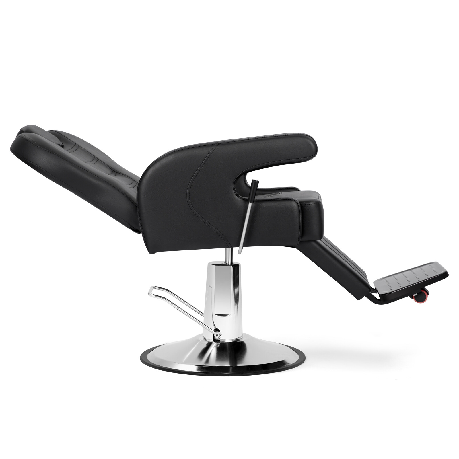 Black All Purpose Heavy Duty Recline Barber Chair Hydraulic Salon Beauty Stylist
