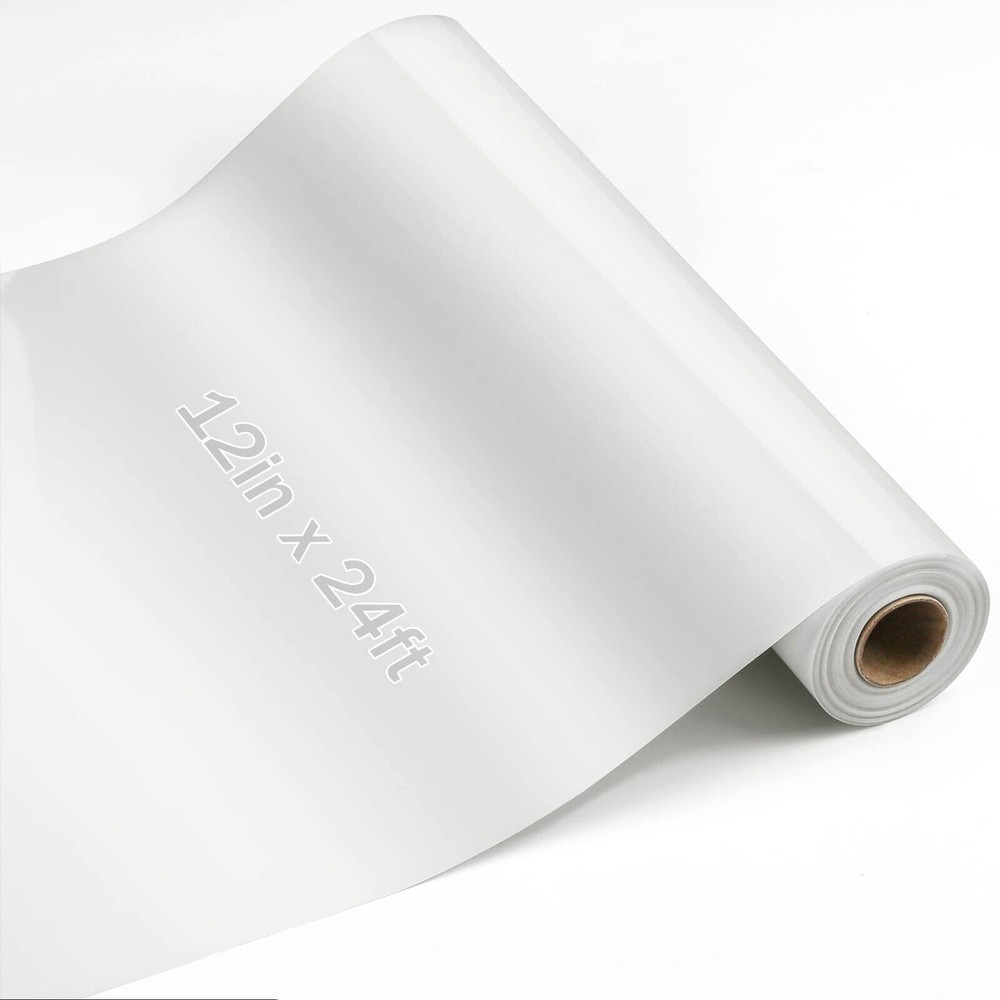 Heat Transfer Vinyl Roll - 12" x 24ftWhite