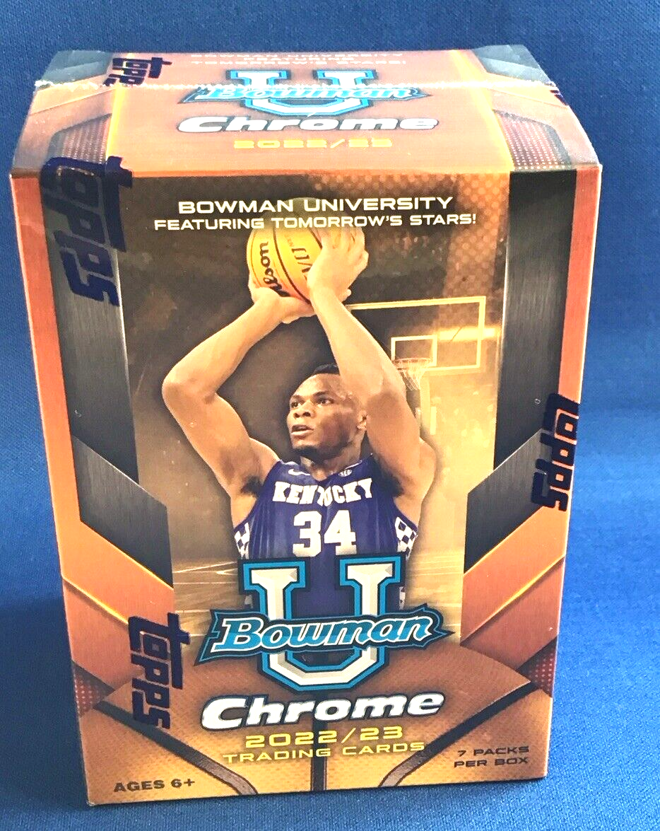 2022-23 Bowman Chrome University Basketball Box + Caitlin Clark RC #50 Nm-Mint?