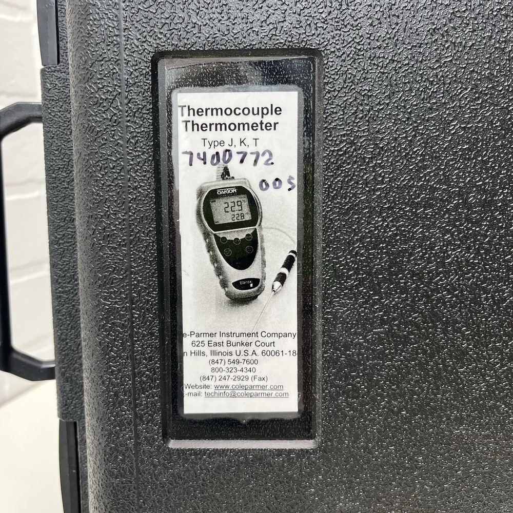 Oakton Thermometer Temp 10K Thermocouple