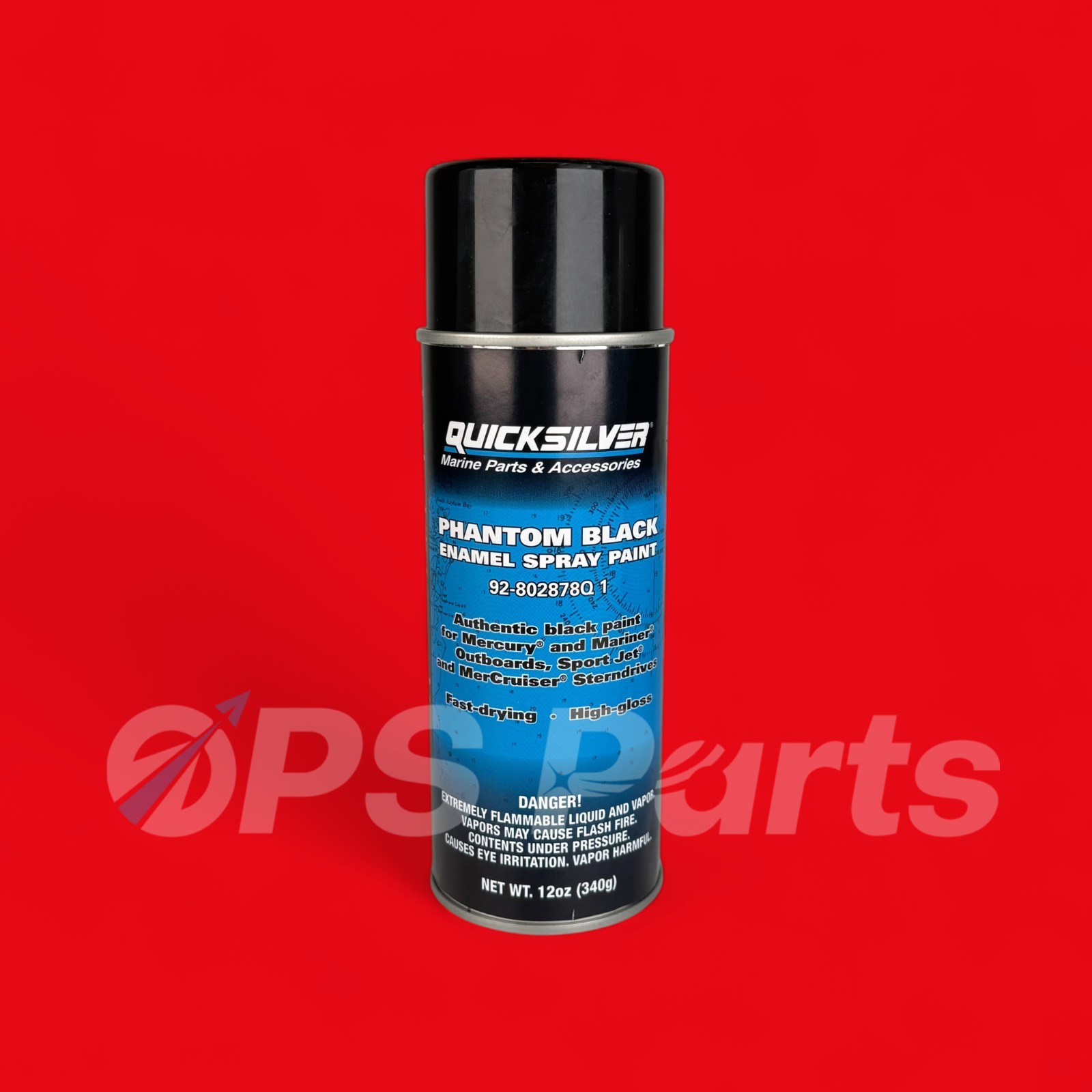 Mercury/QS Phantom Black Spray Paint Set 3pk Part# 8028781 & 80287852 & 80287853