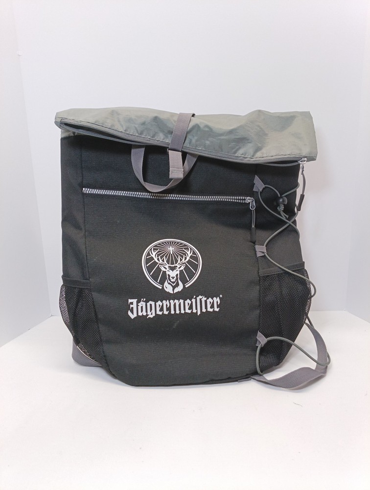 iCOOL Jagermeister Fold Down Back Pack Cooler Bag  Black