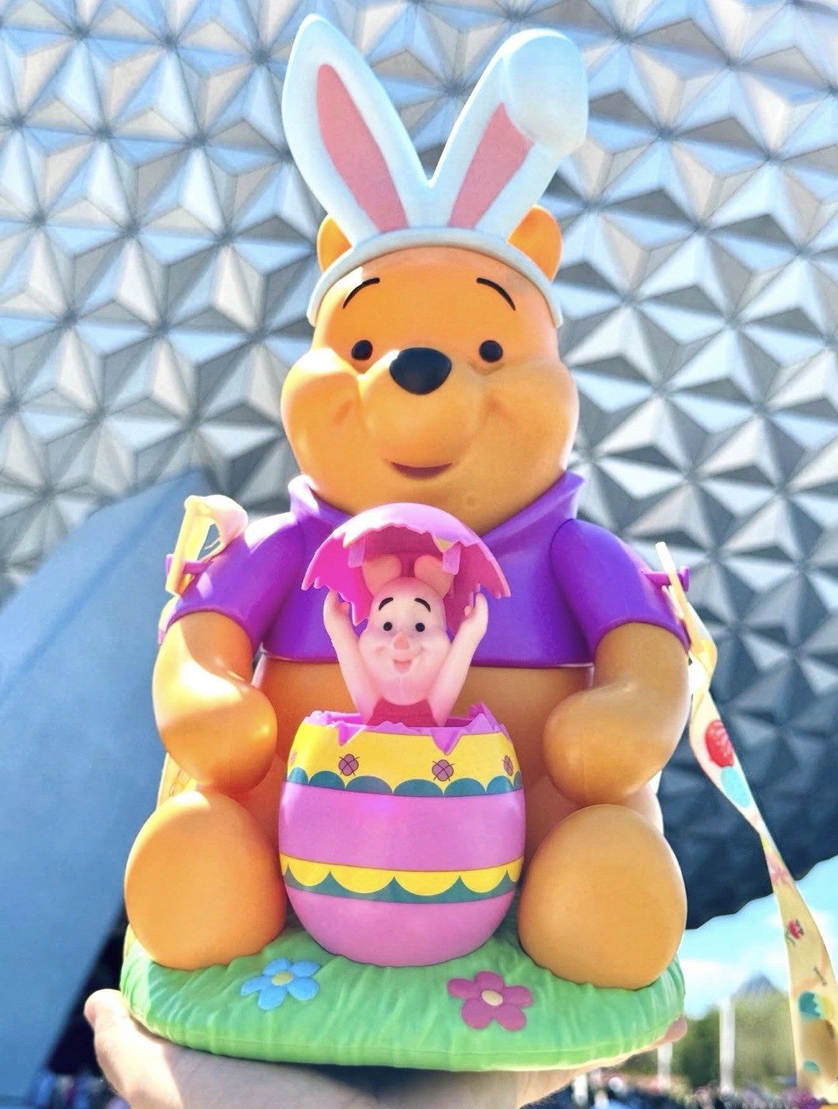 Disney Parks 2026 Winnie the Pooh Piglet Easter Spring Popcorn Bucket