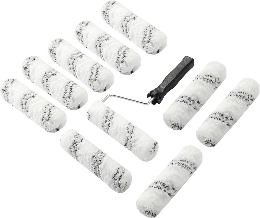 Paint Roller 6 Inch 3/4 in Naps,High-Density Microfiber Mini 6