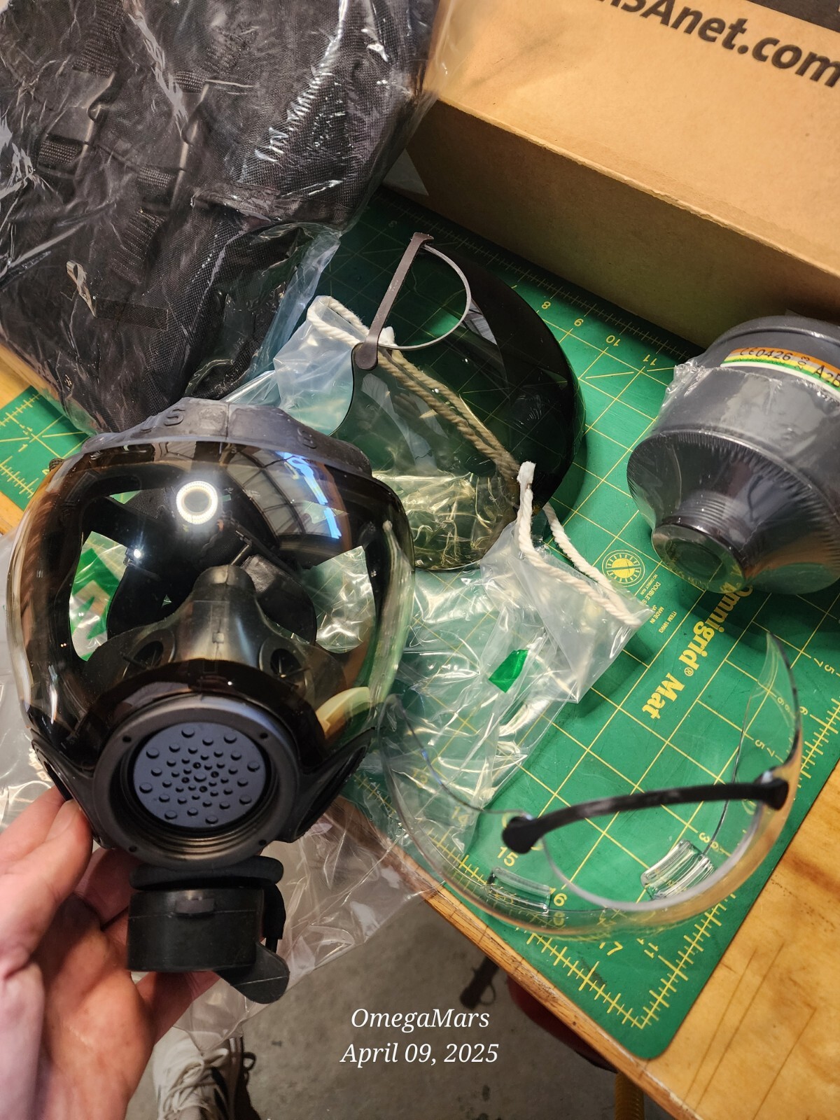 MSA Millennium Gas mask Small. Police Surplus, NEVER USED. Full kit here