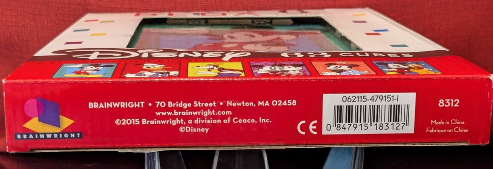 Brainwright Puzzle Blox: Disney 63 Piece 6-Sided Cubes-Makes 6 Different Puzzles