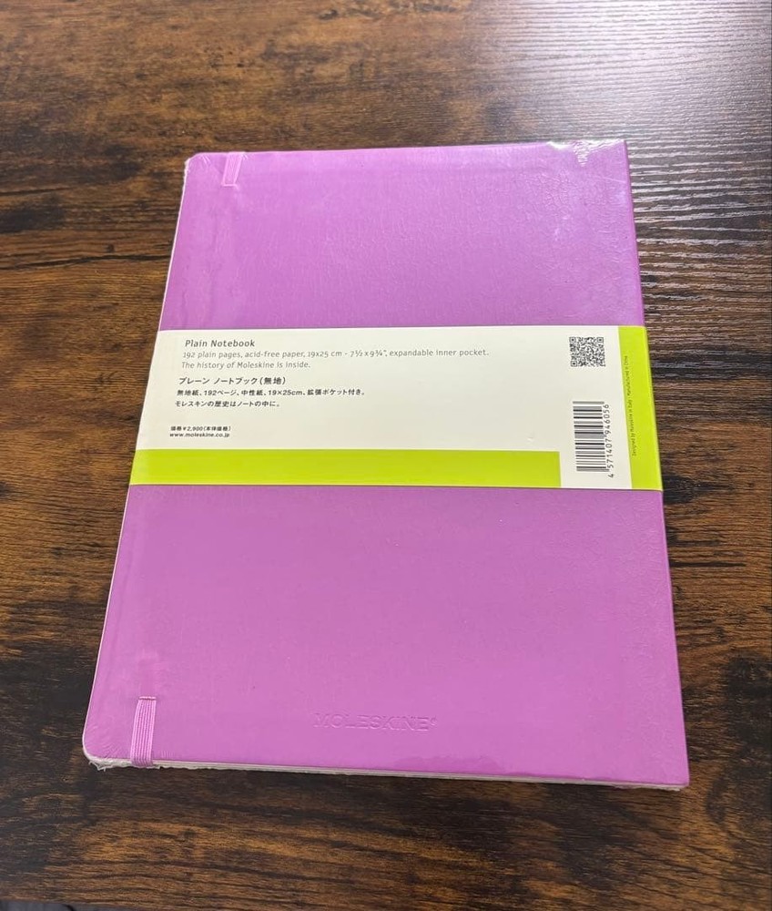 Moleskine Plain Notebook Plain XL Softcover
