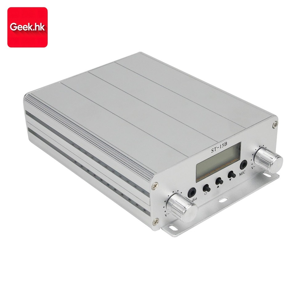 76MHz-113MHz 15W FM Broadcast Transmitter with TNC Interface ST-15B gk45