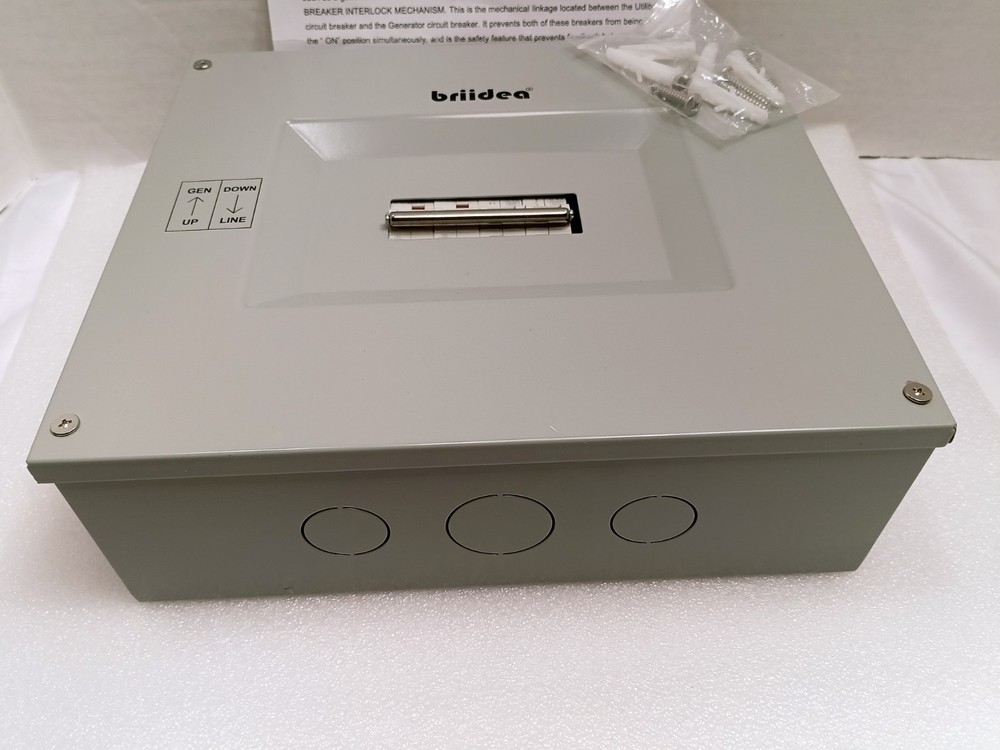 Transfer Panel (60A/60A), Transfer Switch for Portable Generators 15,000 Watts,