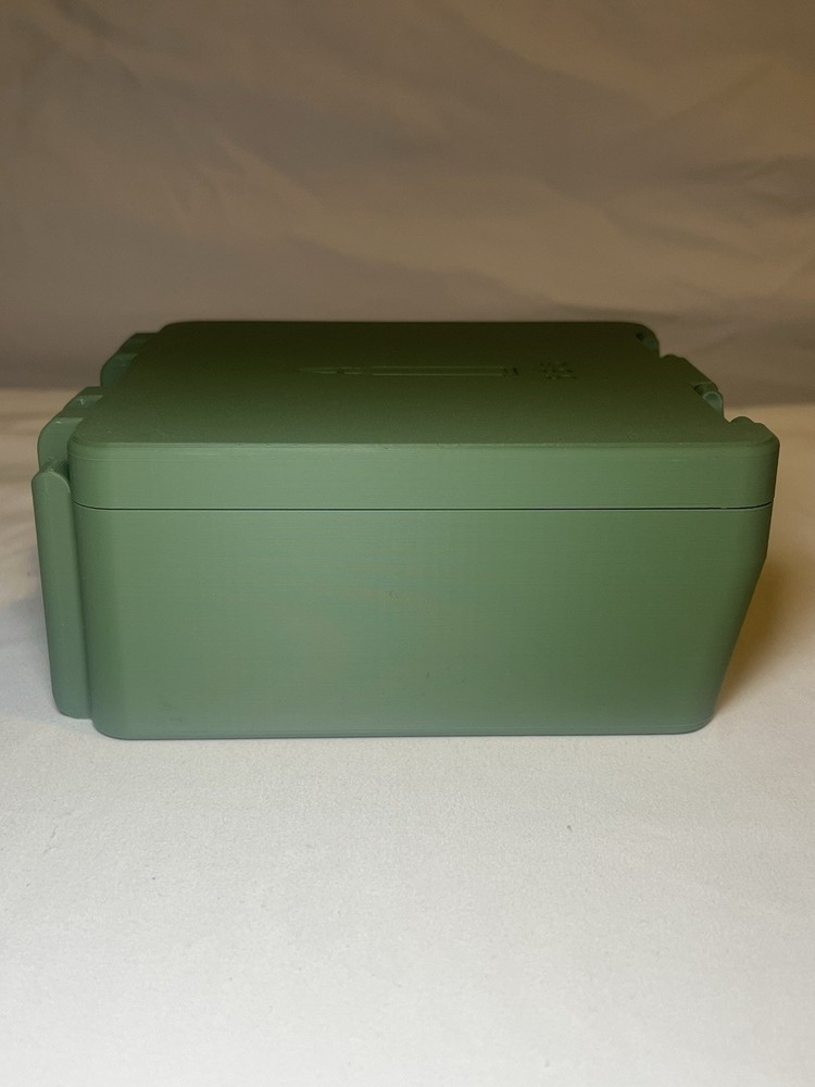 556 Ammo Box Snap Lock 100 rd Large 3D Printed Storage Olive Green