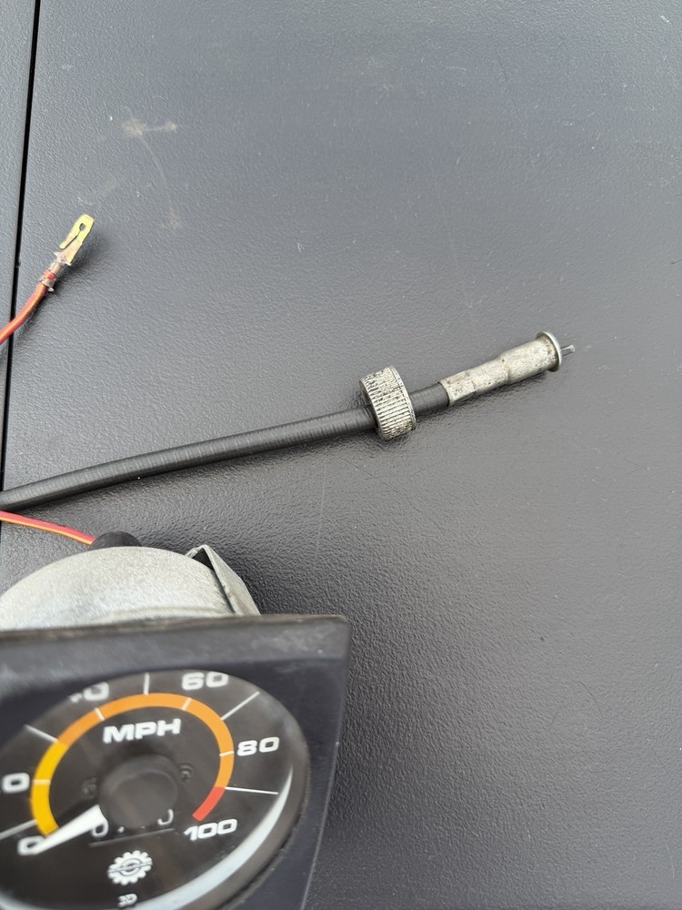 Ski-Doo Citation OEM Square Speedometer 3.15" Cable/Fitting 710 Miles!