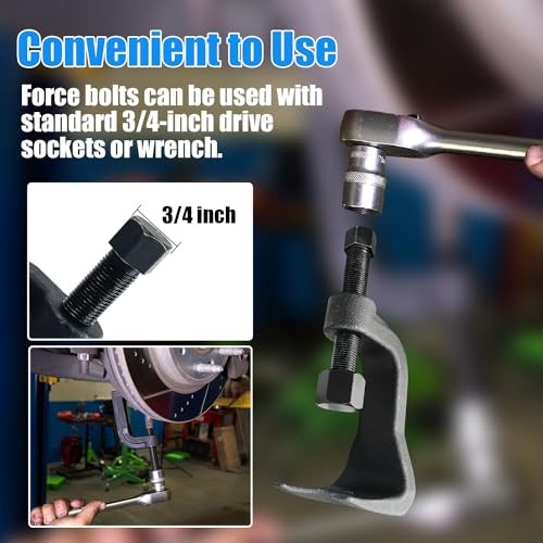 Ball Joint Separator, Adjustable Ball Joint Puller Extends Up to 2-3/8 Inches,