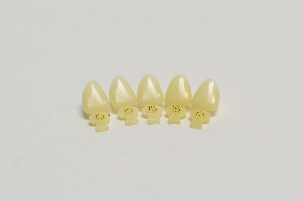 DENTAL POLYCARBONATE TEMPORARY CROWNS #15 (ULC) UPPER LEFT CENTRAL 5/PACK