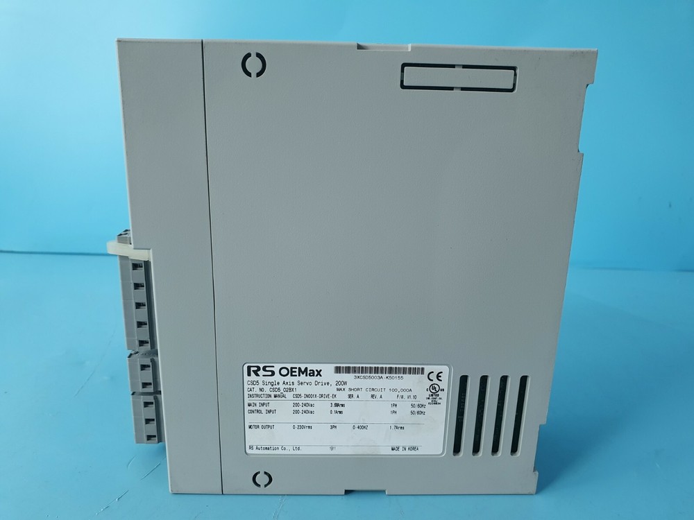 RS OEMAX CSD5_02BX1 SERVO DRIVER