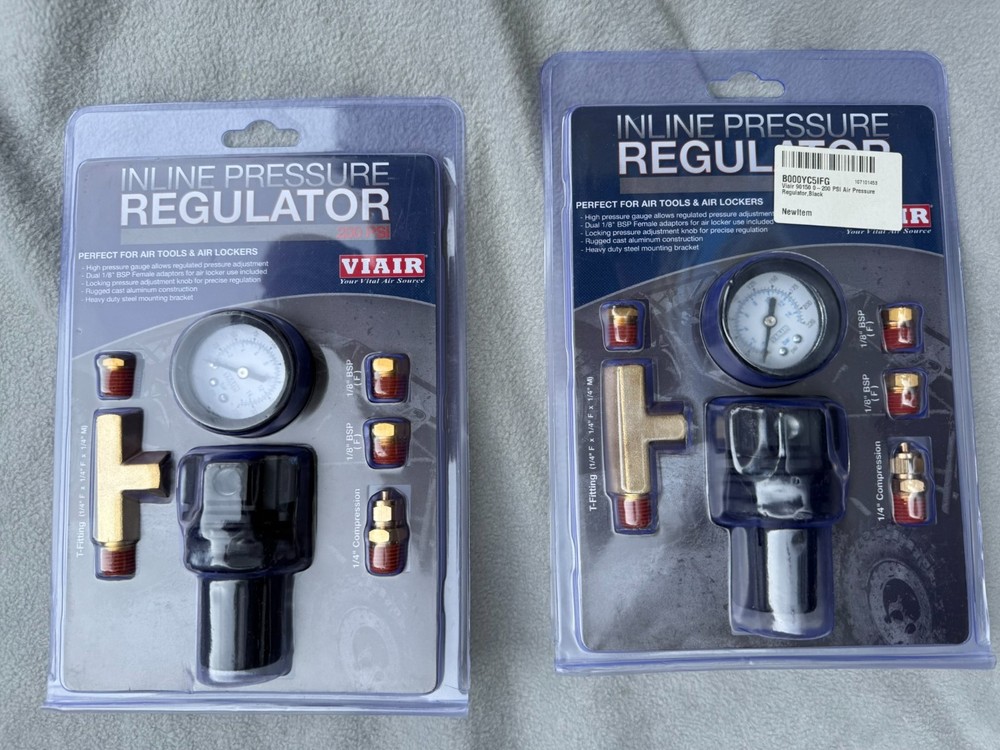 Viair 90150 0-200 psi Air Pressure Regulator, Black