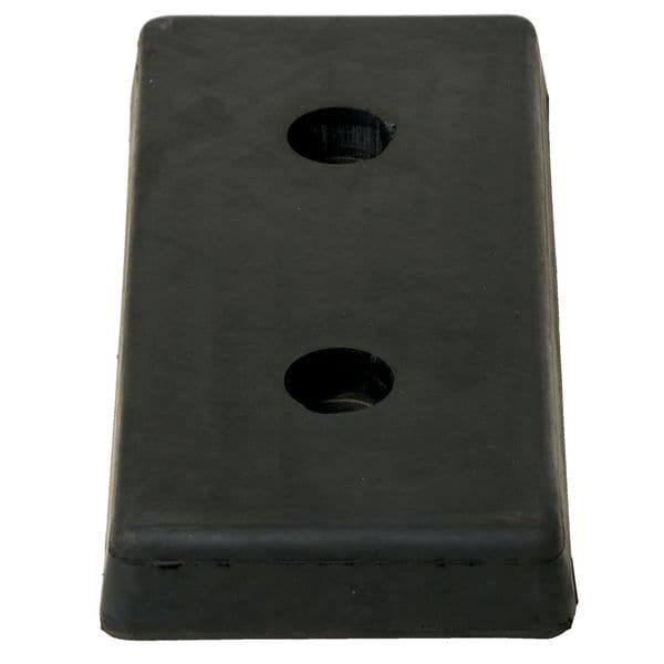 Vestil B-818 Dock Bumper, 8 In. D, Rubber, Rectangular