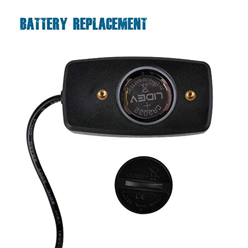 Digital Gas Engine Tachometer, Hours & RPM Record,Backlight Hour