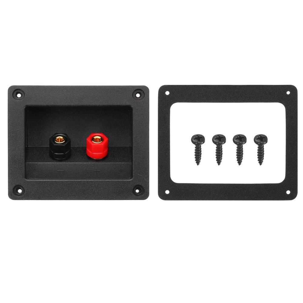 3 Inch Square Speaker Box Terminal Cup, 2-Way Subwoofer Plug Connectors
