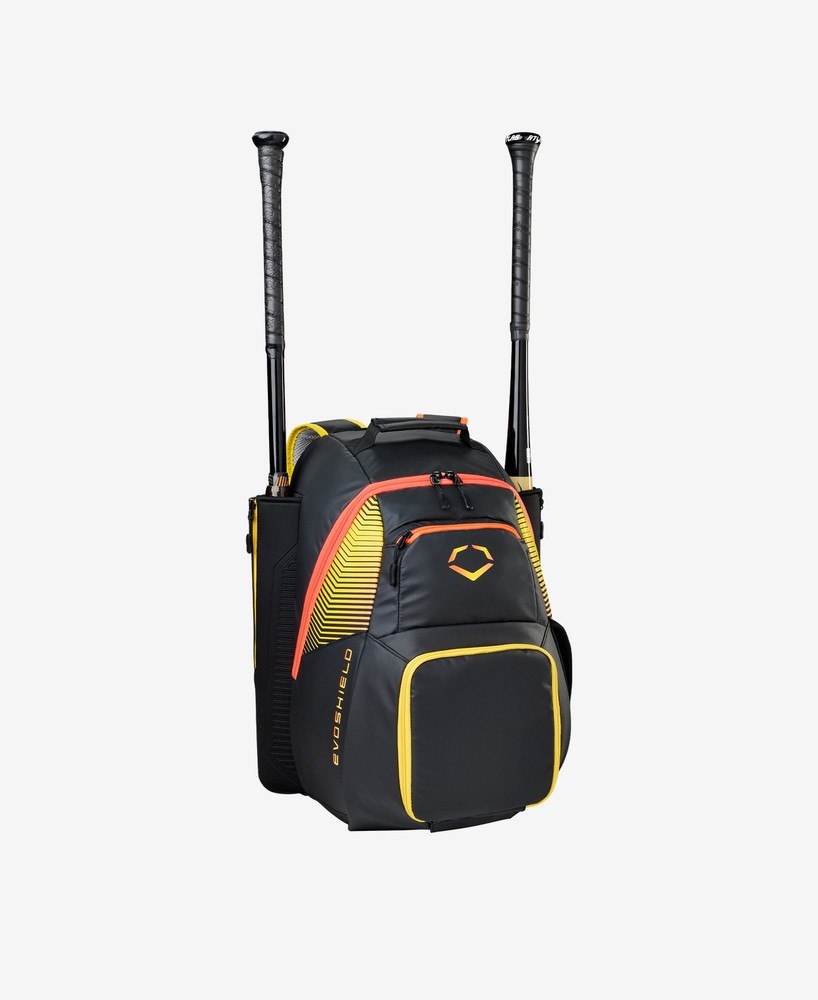 Evoshield Tone Set Baseball/Softball Backpack Bag - Black / Sunset