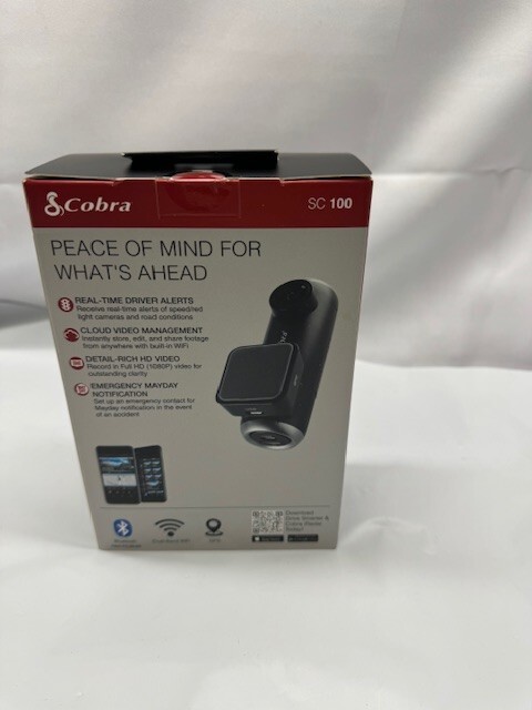 Cobra - SC 100 Single-View Smart Dash Cam *New