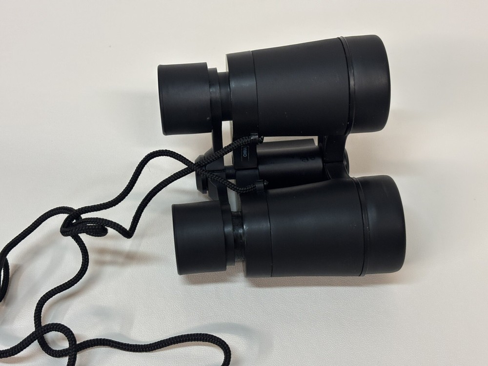 FAST FOCUS Binoculars Powerview 4x30 Coated with Case Compact Black