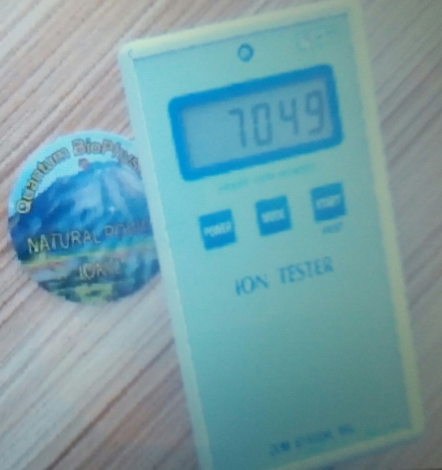 2-Quantum BioPhysics(R) Smart Meter 7k neg ion Disc EMF Protector/Nutralizer