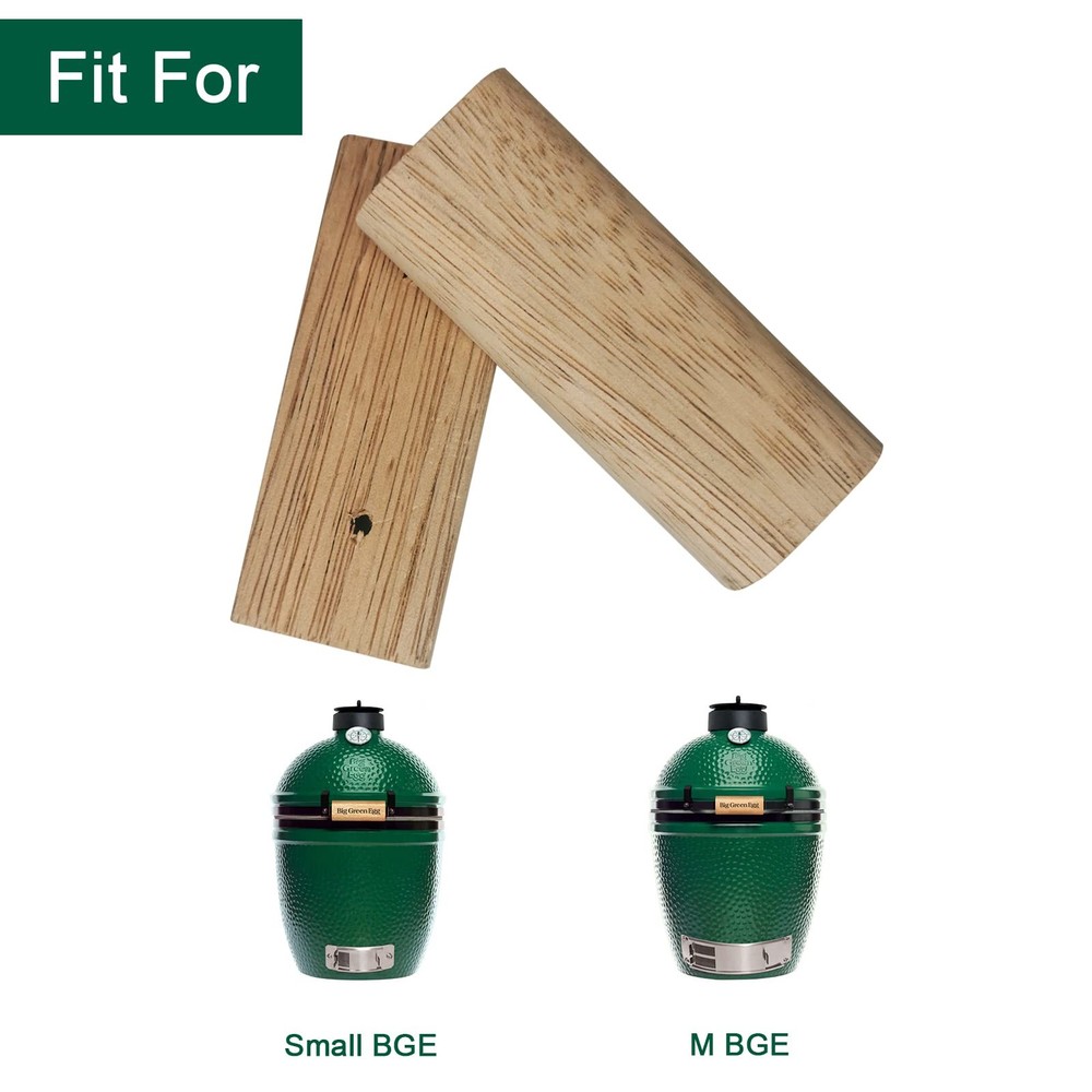 Quantfire 4" Handle Wood Block Replacement for Medium/Small Big Light Brown