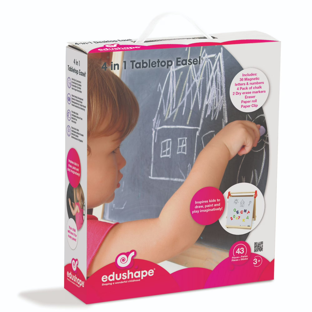 Edushape 4 In 1 Tabletop Easel