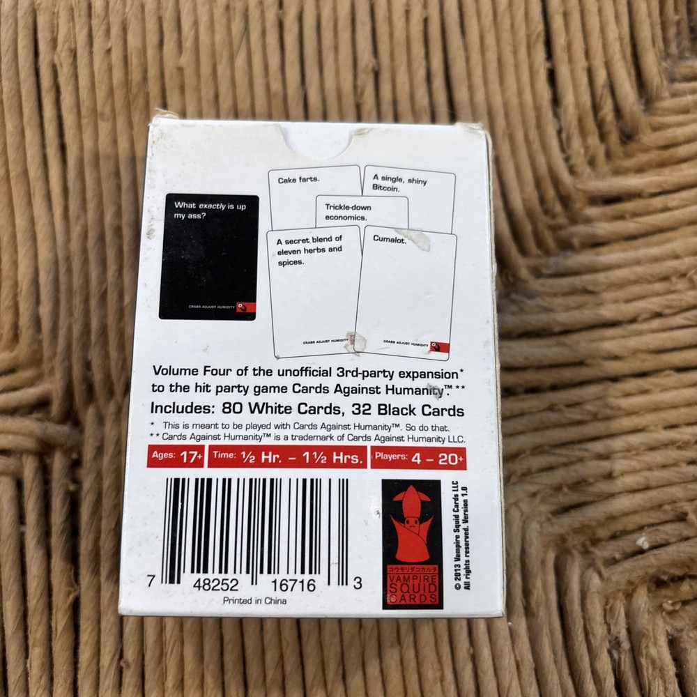 Crabs Adjust Humidity Volume Two Card Game