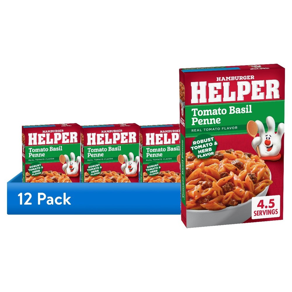 (8 pack) Hamburger Helper Tomato Basil Penne, 7.4 oz Box