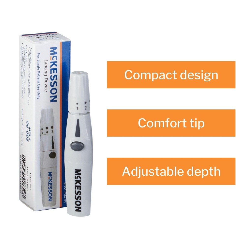 McKesson Lancing Device Needle - for Testing with Multiple...