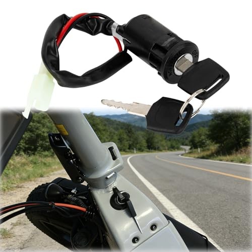 Ignition Switch with Key -  Lock 2 Wire Key Switch Compatible with Electric