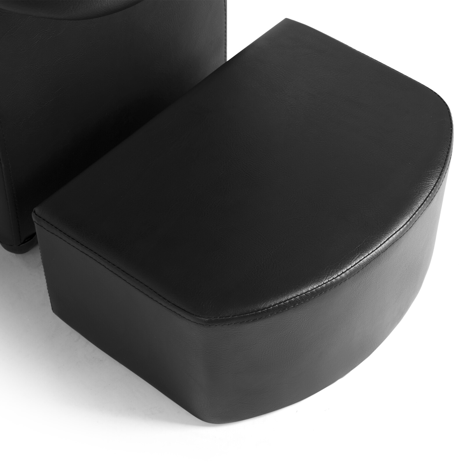 Barber Backwash Unit Shampoo Chair Ceramic Bowl Sink Beauty Salon Spa w/Footrest