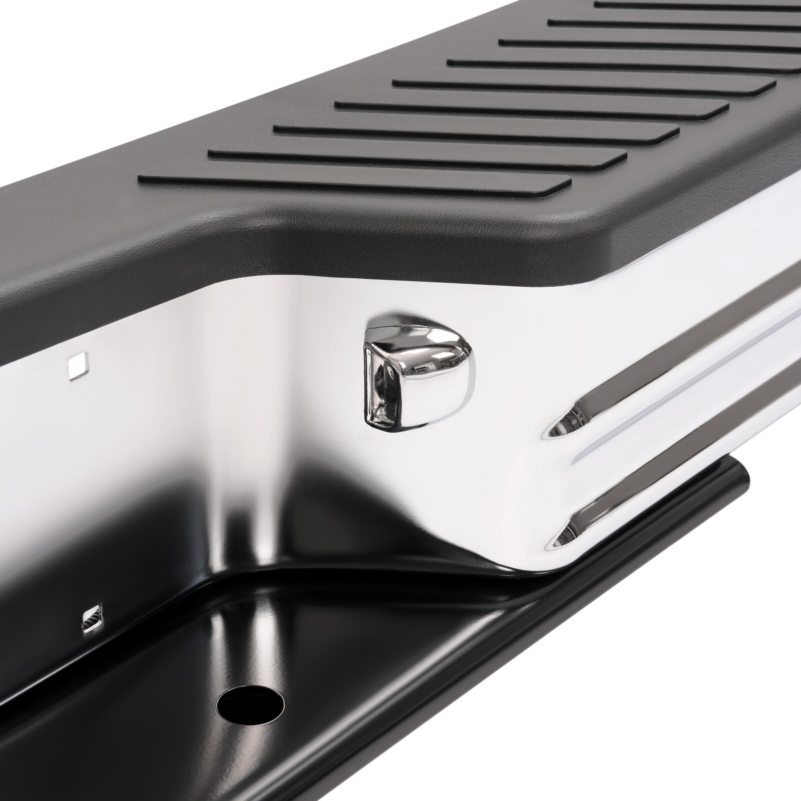 Chrome Step Rear Bumper Fleetside Universal Steel Powder Coated New