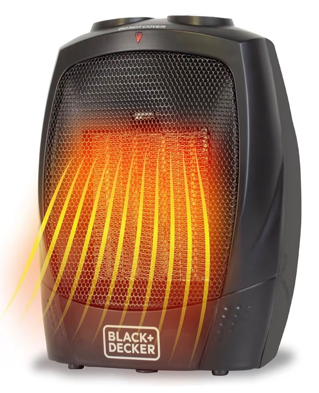BLACK+DECKER Portable Space Heater 1500W Room Heater Black