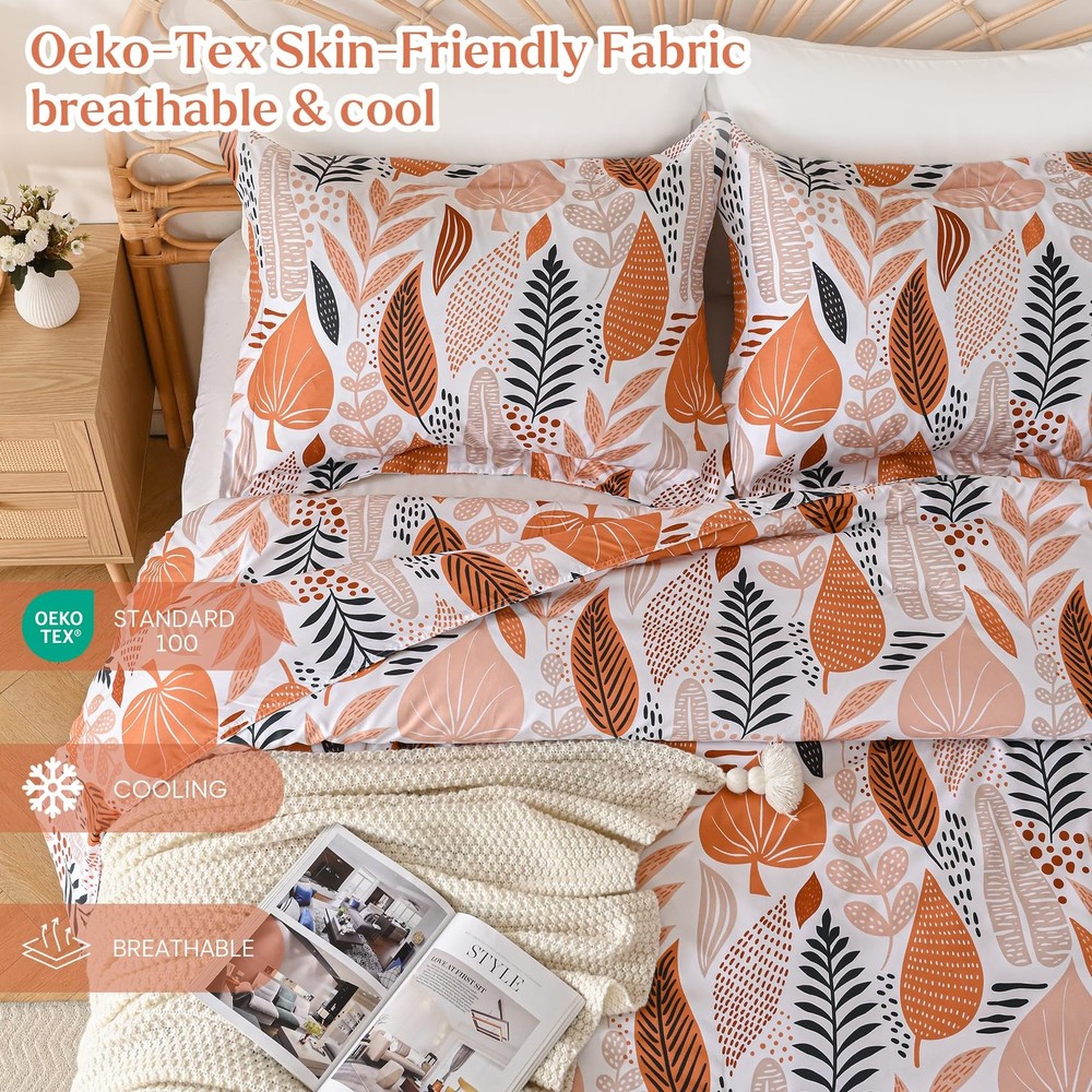 King Size Comforter Set, Cooling Lightweight Summer Bedding Comforter Sets, B...