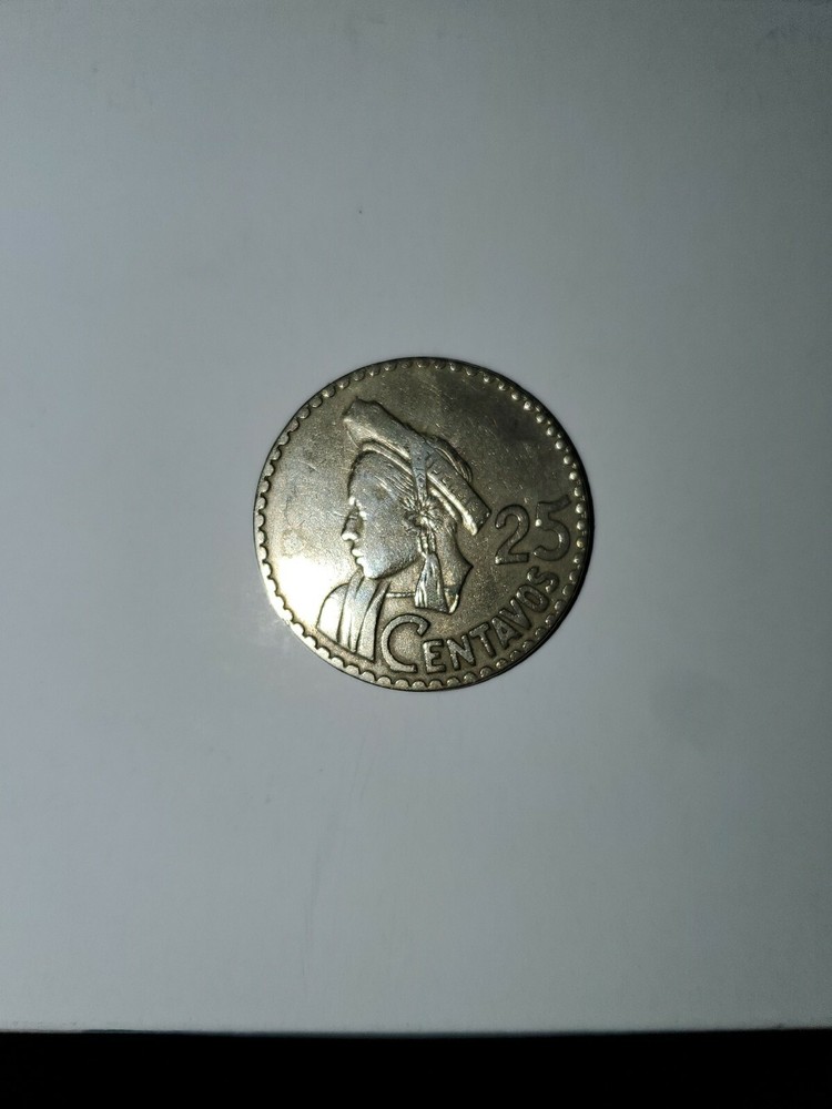 1965 Guatemala 25 Centavos