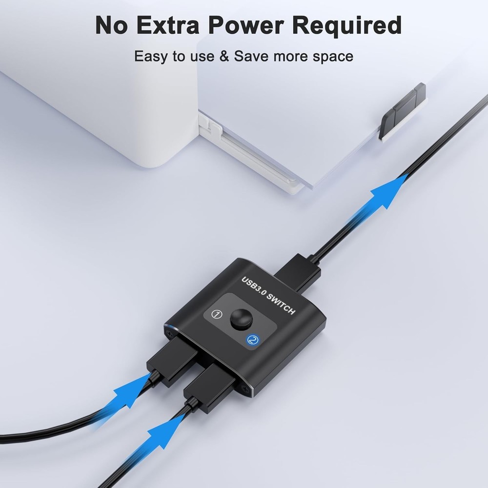 Usb Switch Usb 3.0 Switch Selector Bidirectional Usb Switch 1 In 2 Out/ 2 In 1 O
