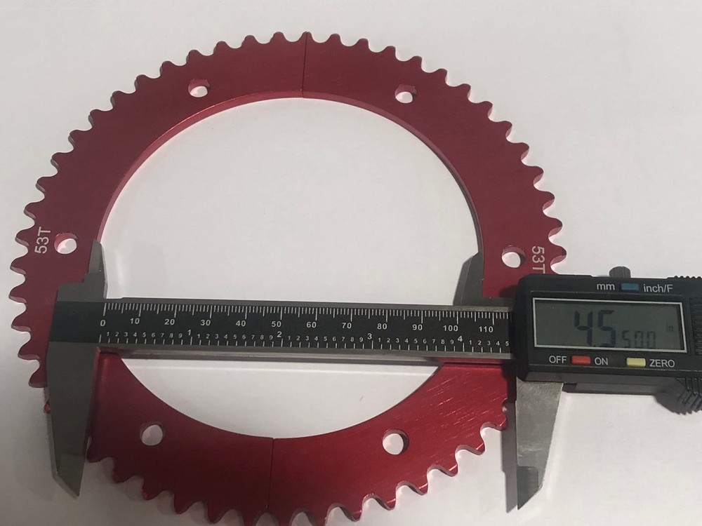 Split Aluminum Sprockets 35 Chain. (53 Tooth) 53 Tooth