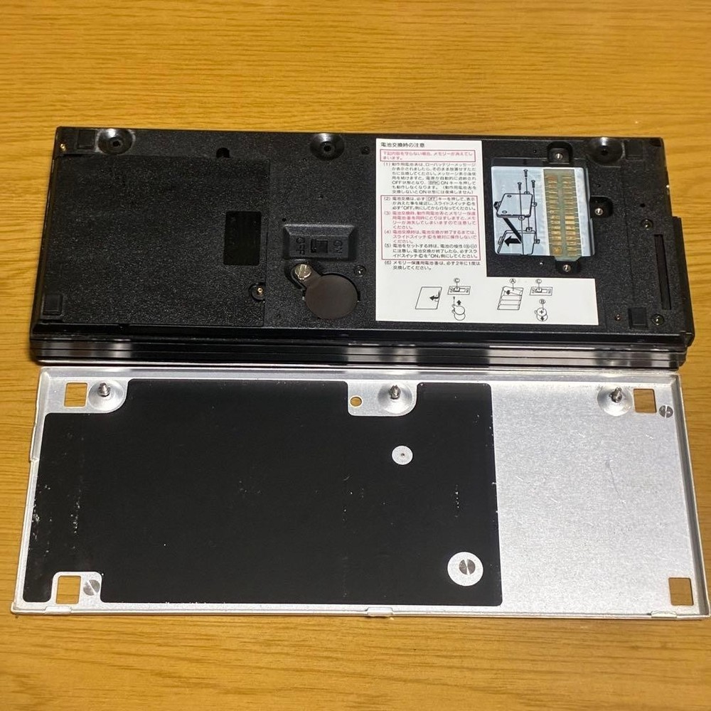 CASIO VX-4 Mini Pocket Personal Computer Calculator Tested Working Used